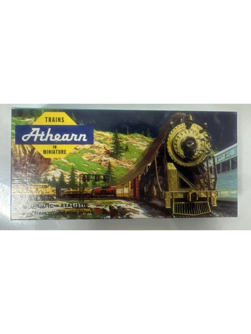 Athearn HO Scale Illinois Central 40' Boxcar Kit 1207 Blue Box Unassembled NOS